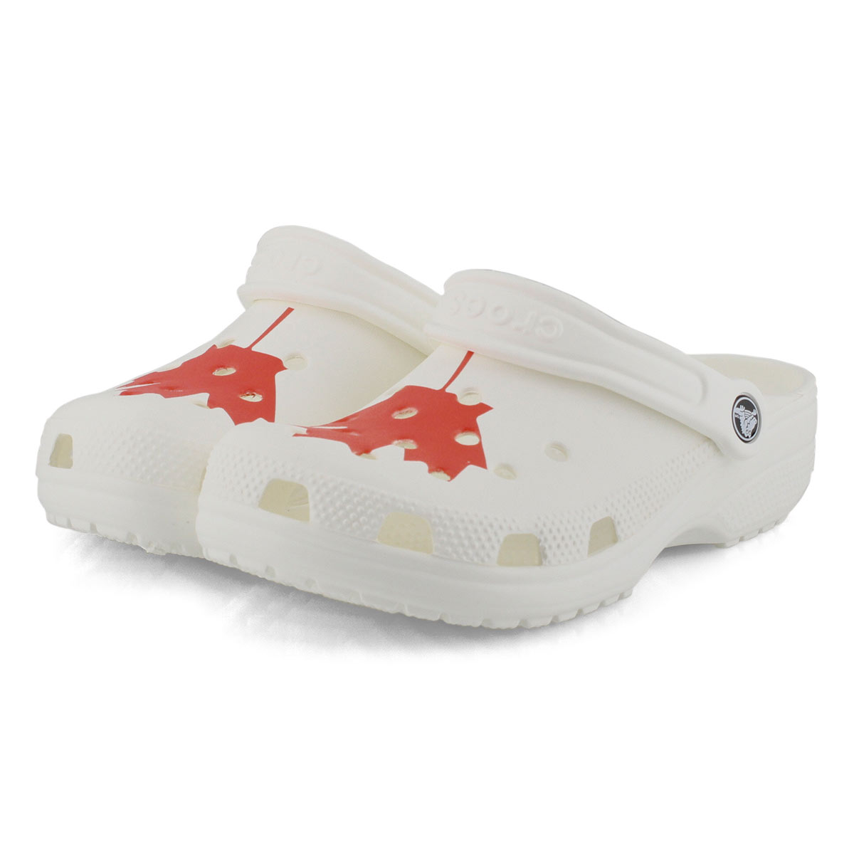 Crocs Women's Classic Canadian Clog Red/ Wh