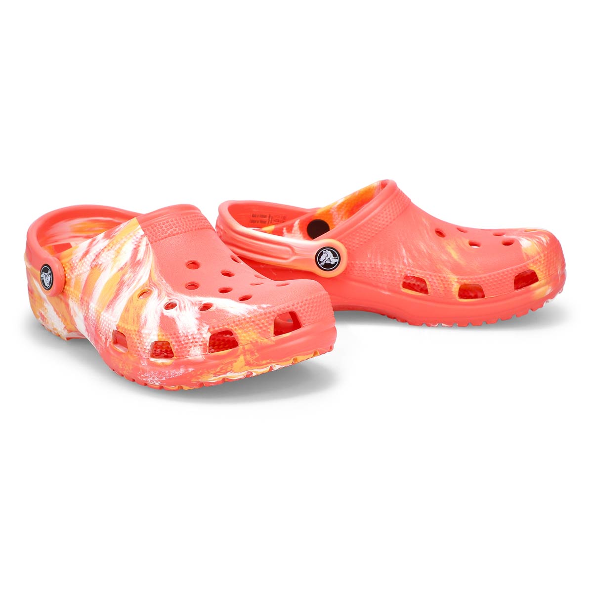 women's crocs classic marbled clog