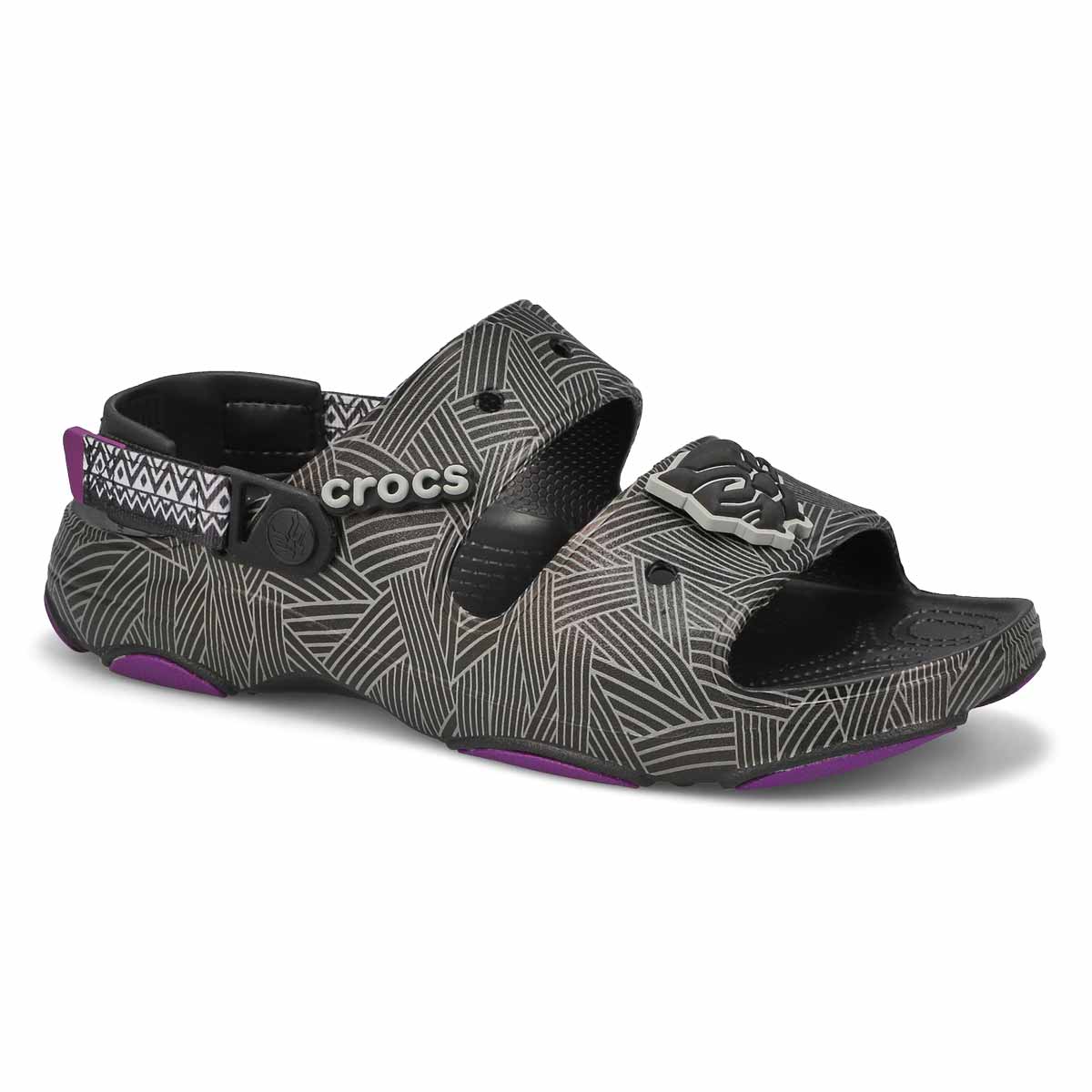 Black sales panther sandals