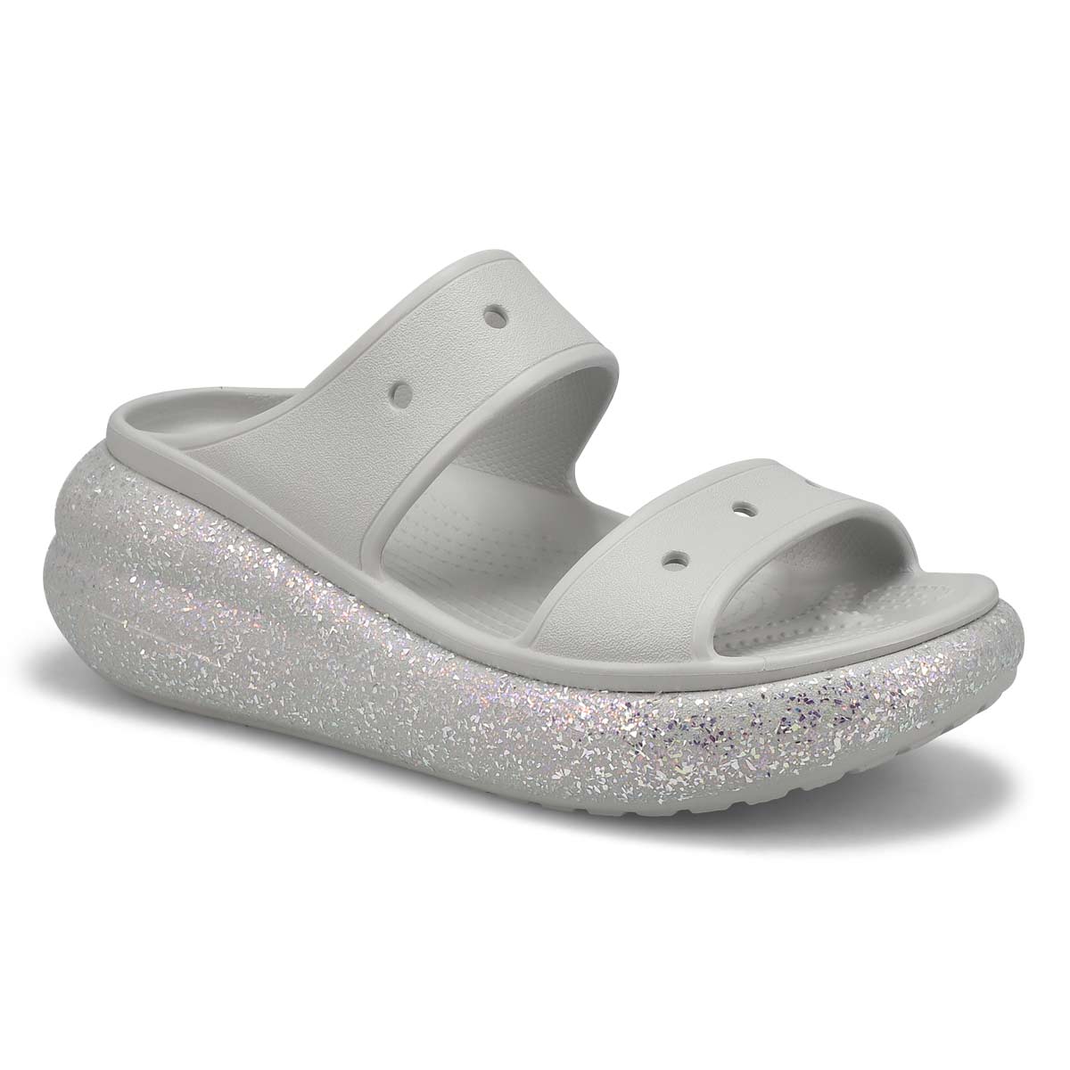 Crocs Women's Classic Crush Glitter Sandal