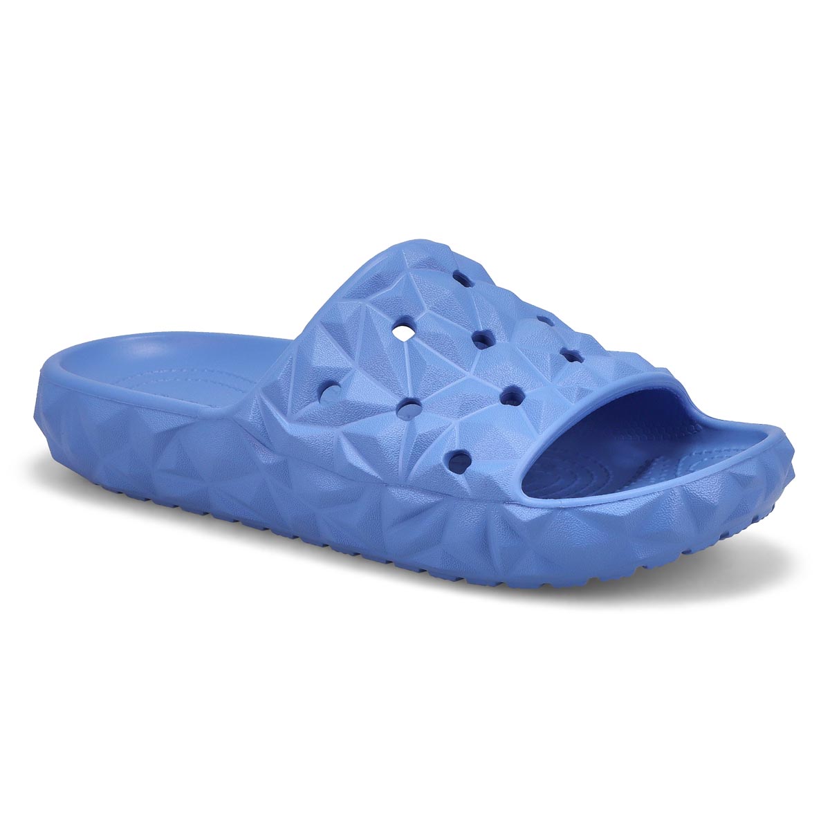 Womens  Classic Geometric Slide Sandal - Elemental Blue