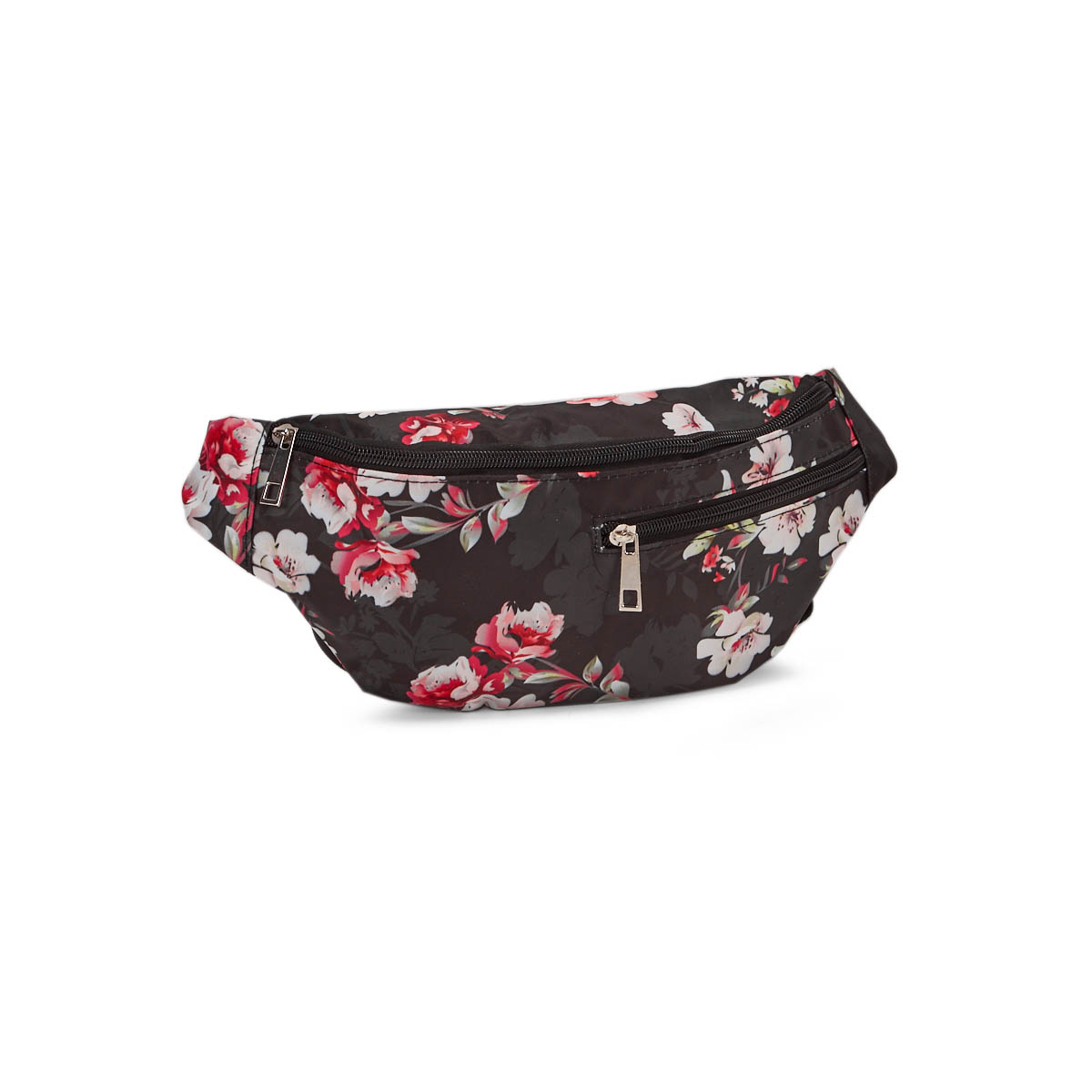 Lds black/rose fanny pack