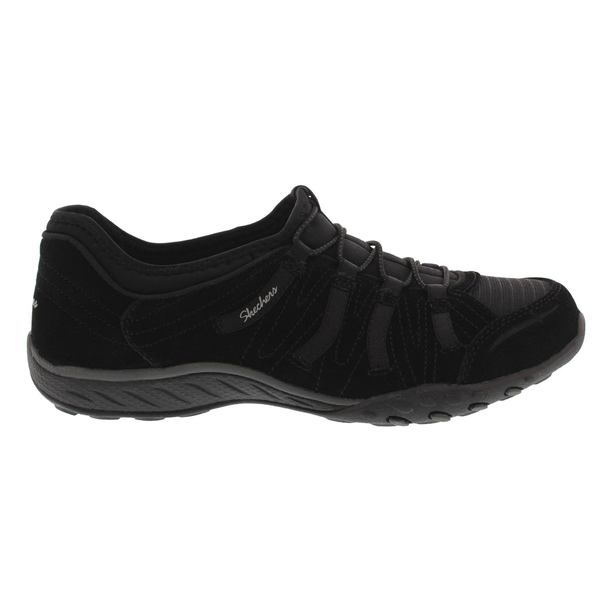 Lds Breathe-Easy- Big Bucks blk slip on