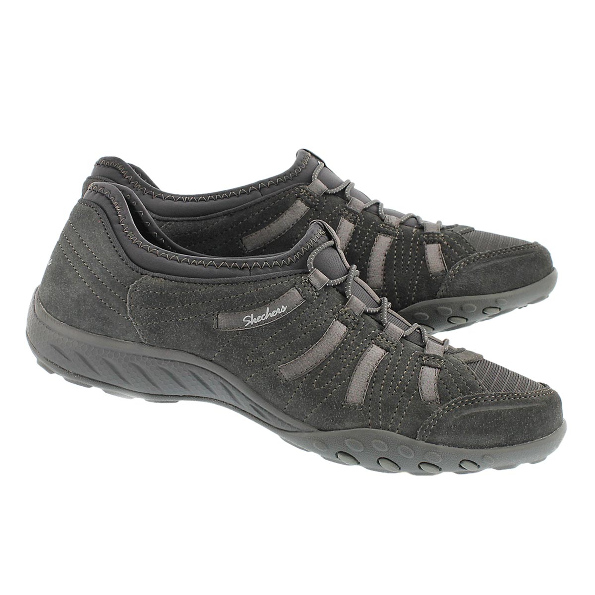 Lds Breathe-Easy Big Bucks char slip on