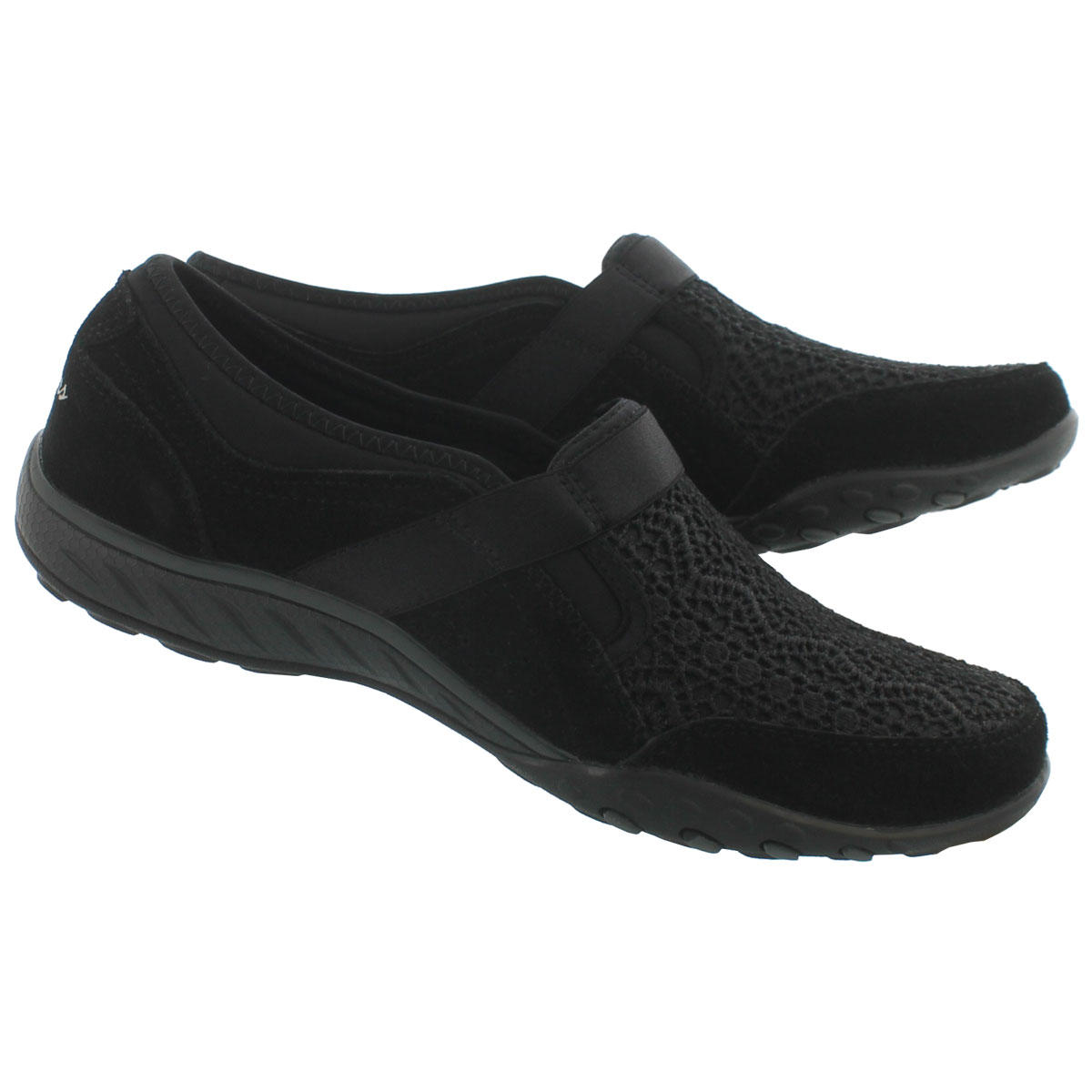 Lds Breathe-Easy Our Song blk slip on