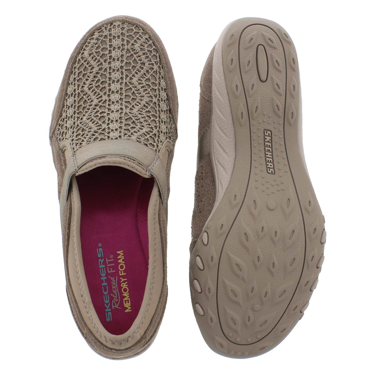 Lds Breathe-Easy Our Song taupe slip on