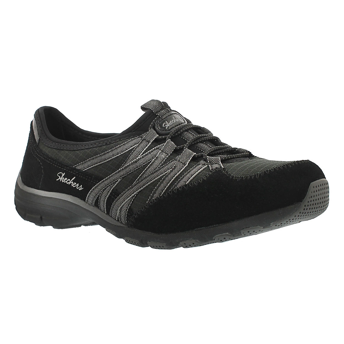 Lds Holding Aces blk/char slipon sneaker