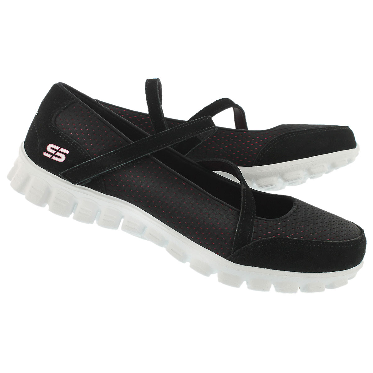 Mary Jane EZ Flex A Game, noir/rose, fem