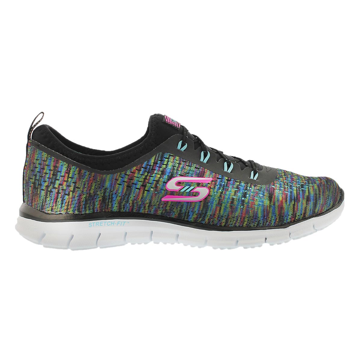 Lds Deep Space blk/multi slip on runner