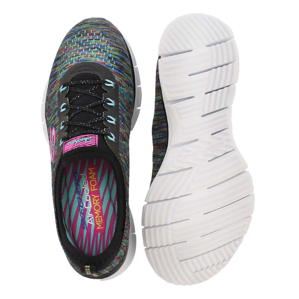 Lds Deep Space blk/multi slip on runner
