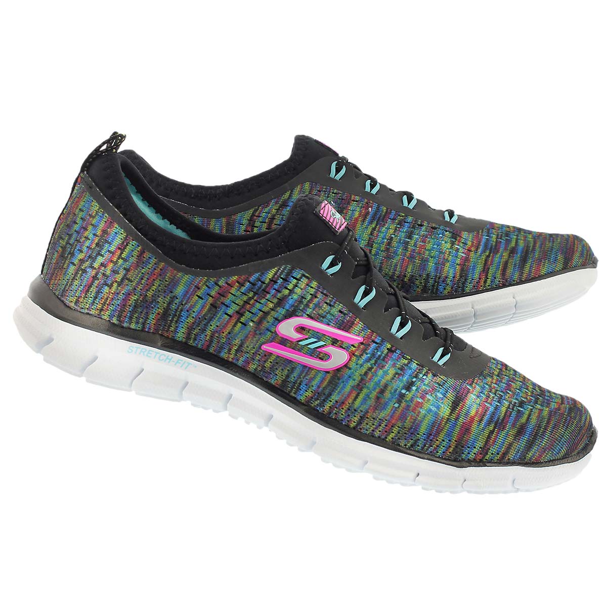 Lds Deep Space blk/multi slip on runner
