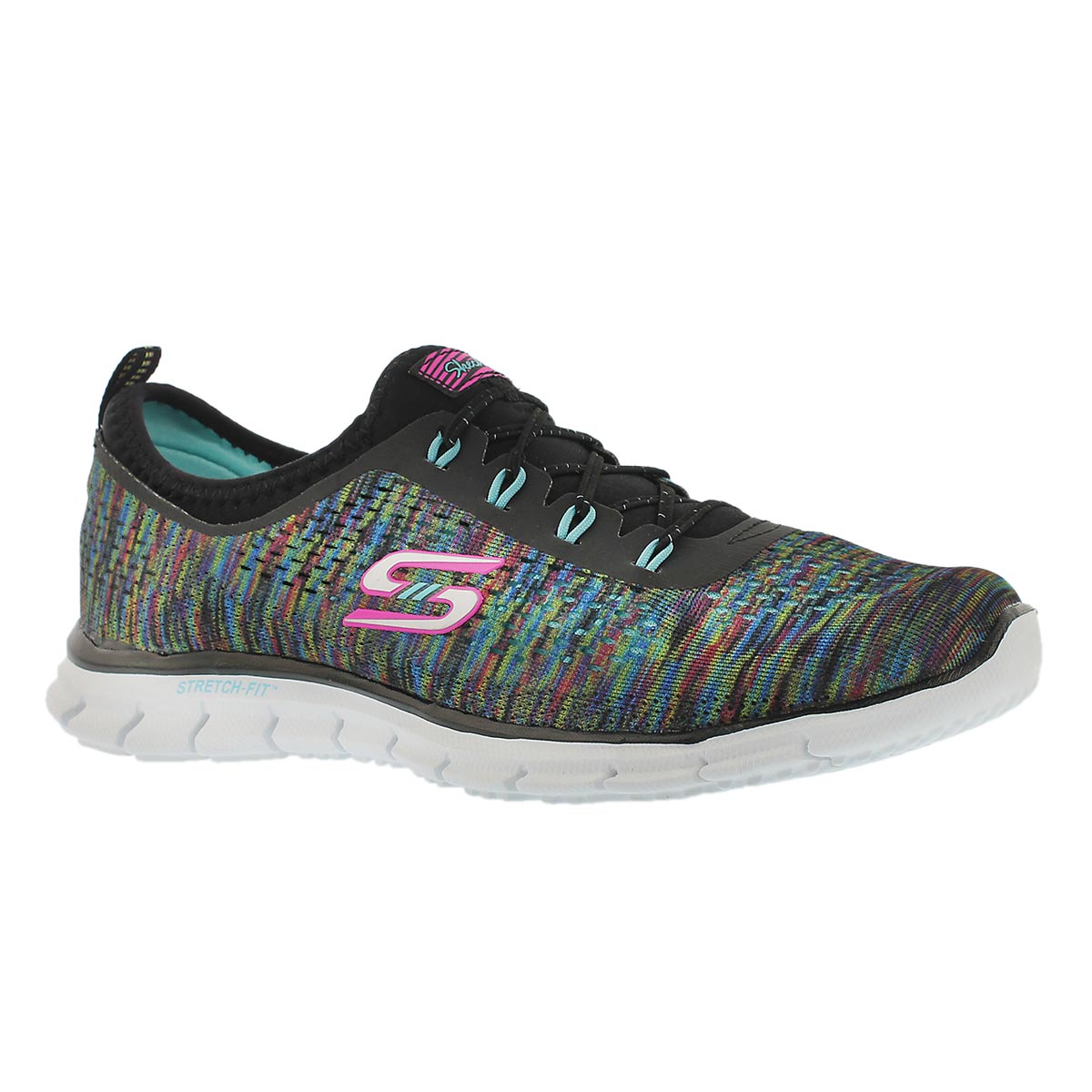 Women's DEEP SPACE black/multi slip on runners