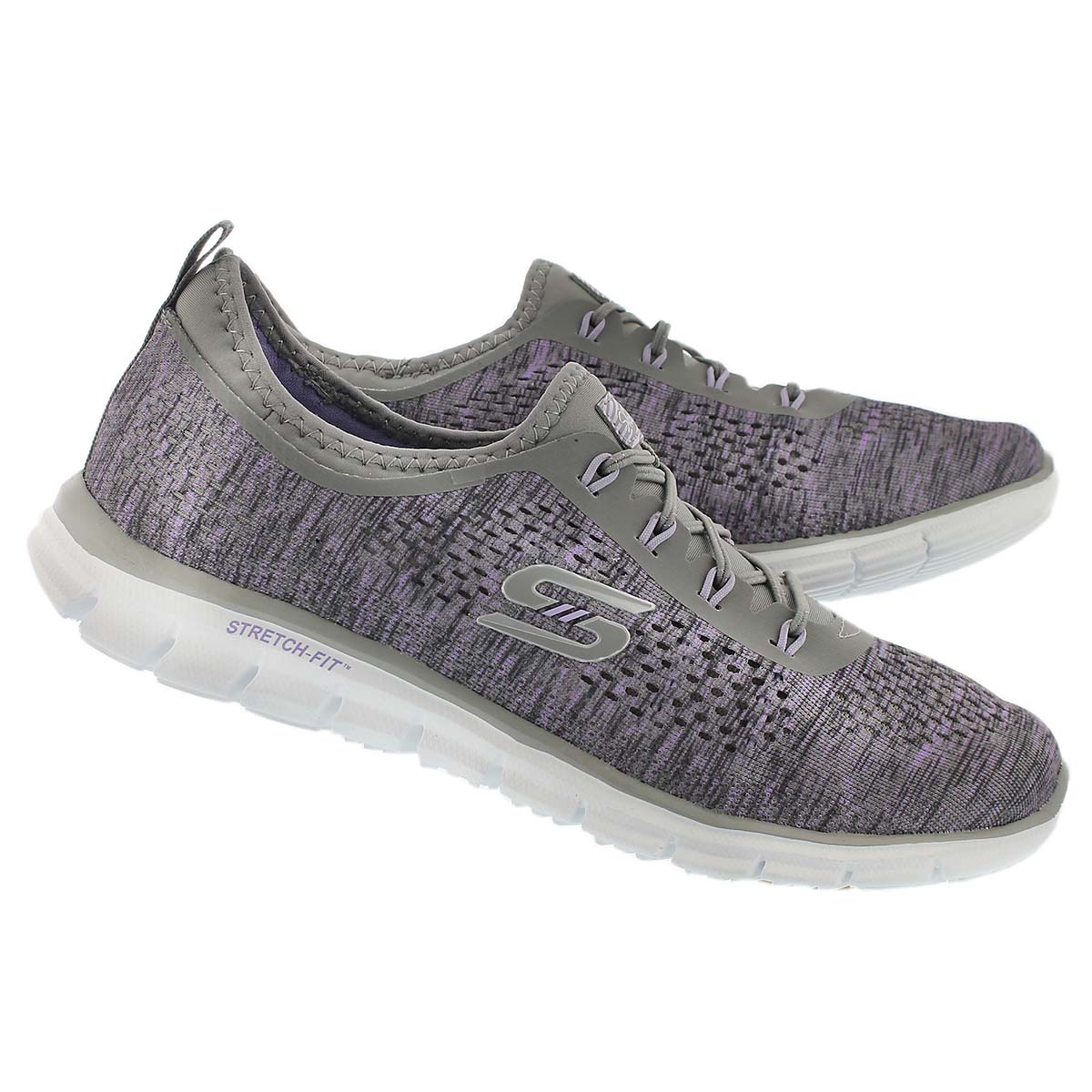 Lds Deep Space gry/lvndr slip on runner