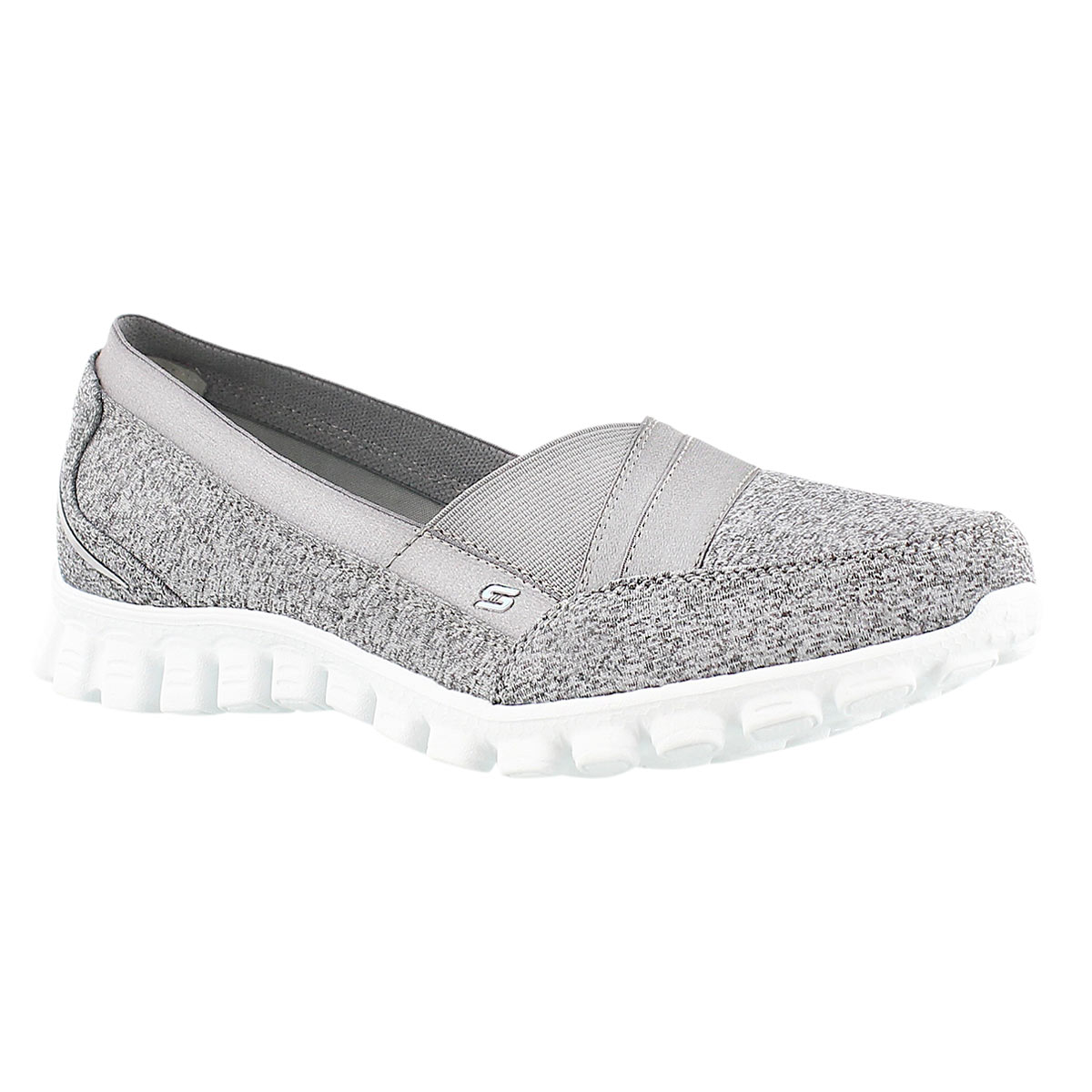 Lds Fascination gry/wht slipon walking