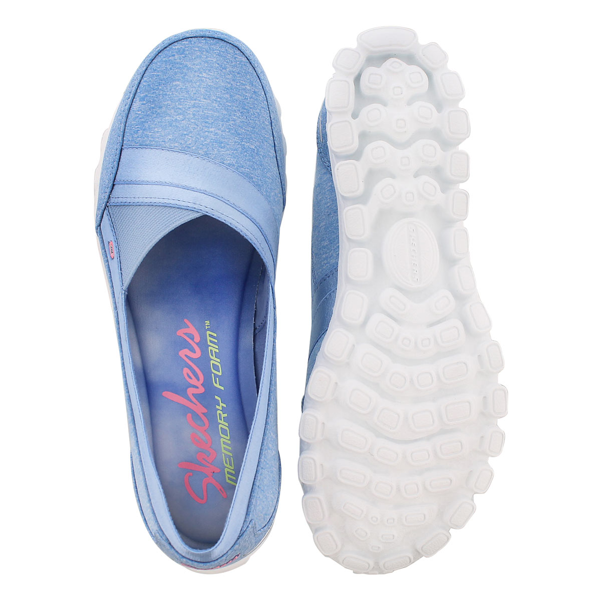 Lds Fascination lt blue slipon walking