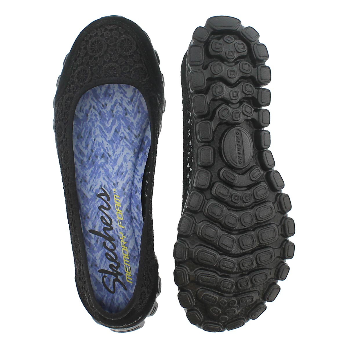 Lds Flighty black crochet skimmer