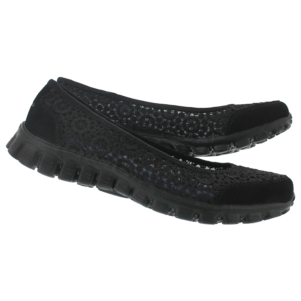 Lds Flighty black crochet skimmer