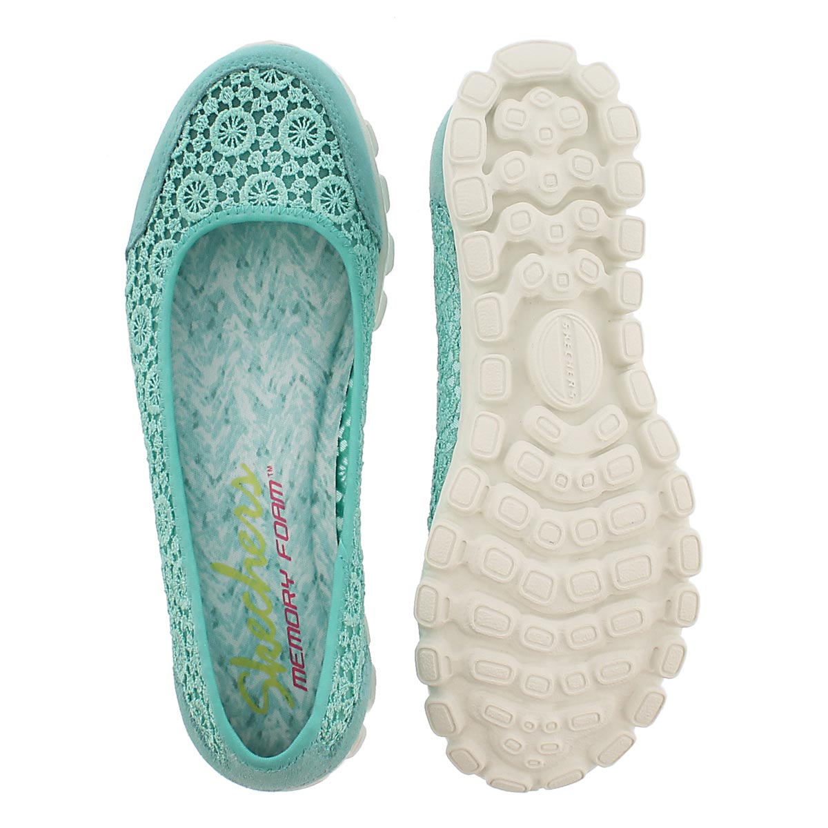 Lds Flighty mint crochet skimmer