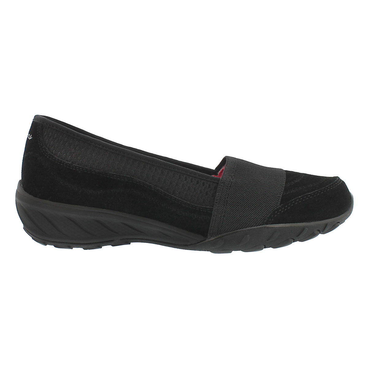 Lds Savvy black slip on casual shoe