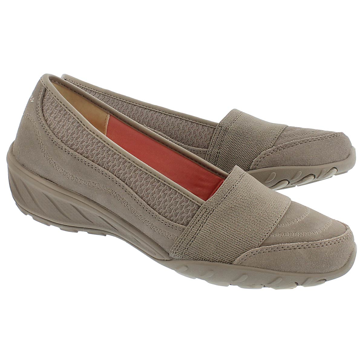 Lds Savvy taupe slip on casual shoe