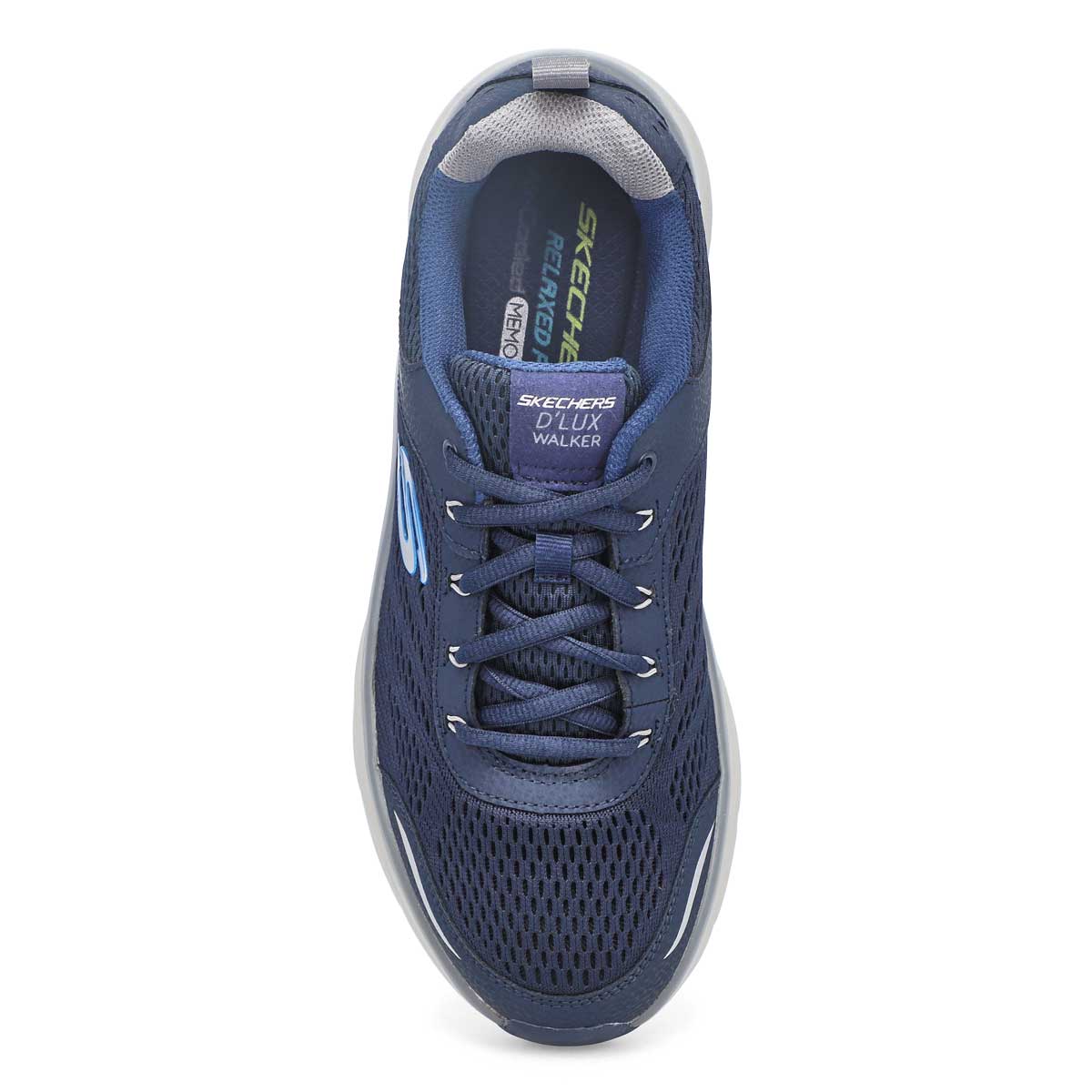 Skechers Men's D'Lux Walker Sneaker - Navy | SoftMoc.com