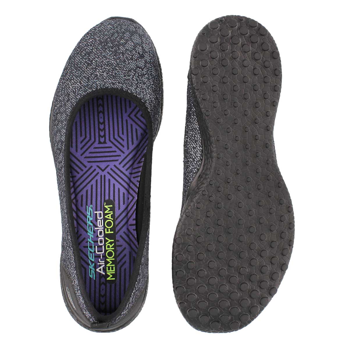 Lds Microburst blk slip on flat