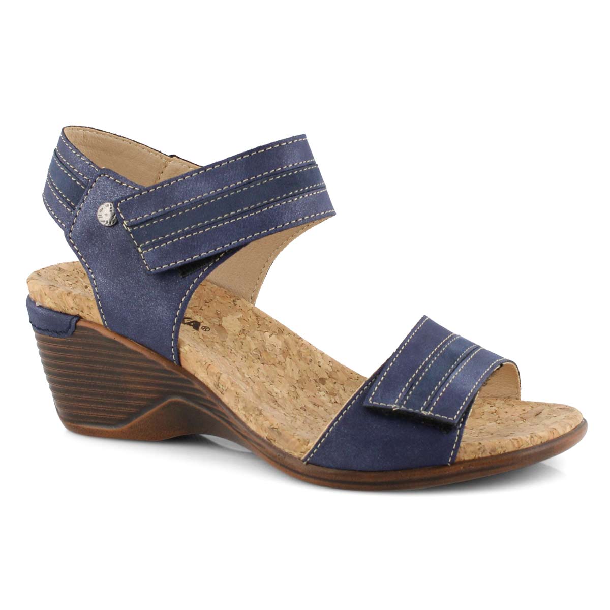 Lds Calgary 03 blue wedge sandal