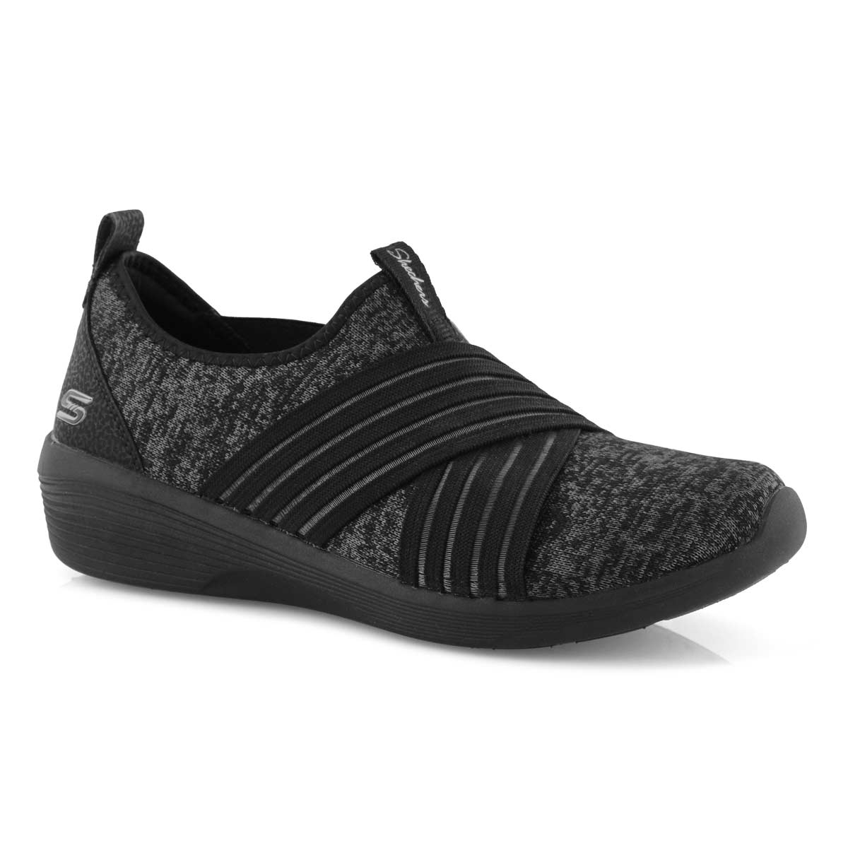 Lds Arya Cross Fire black slip on snkr