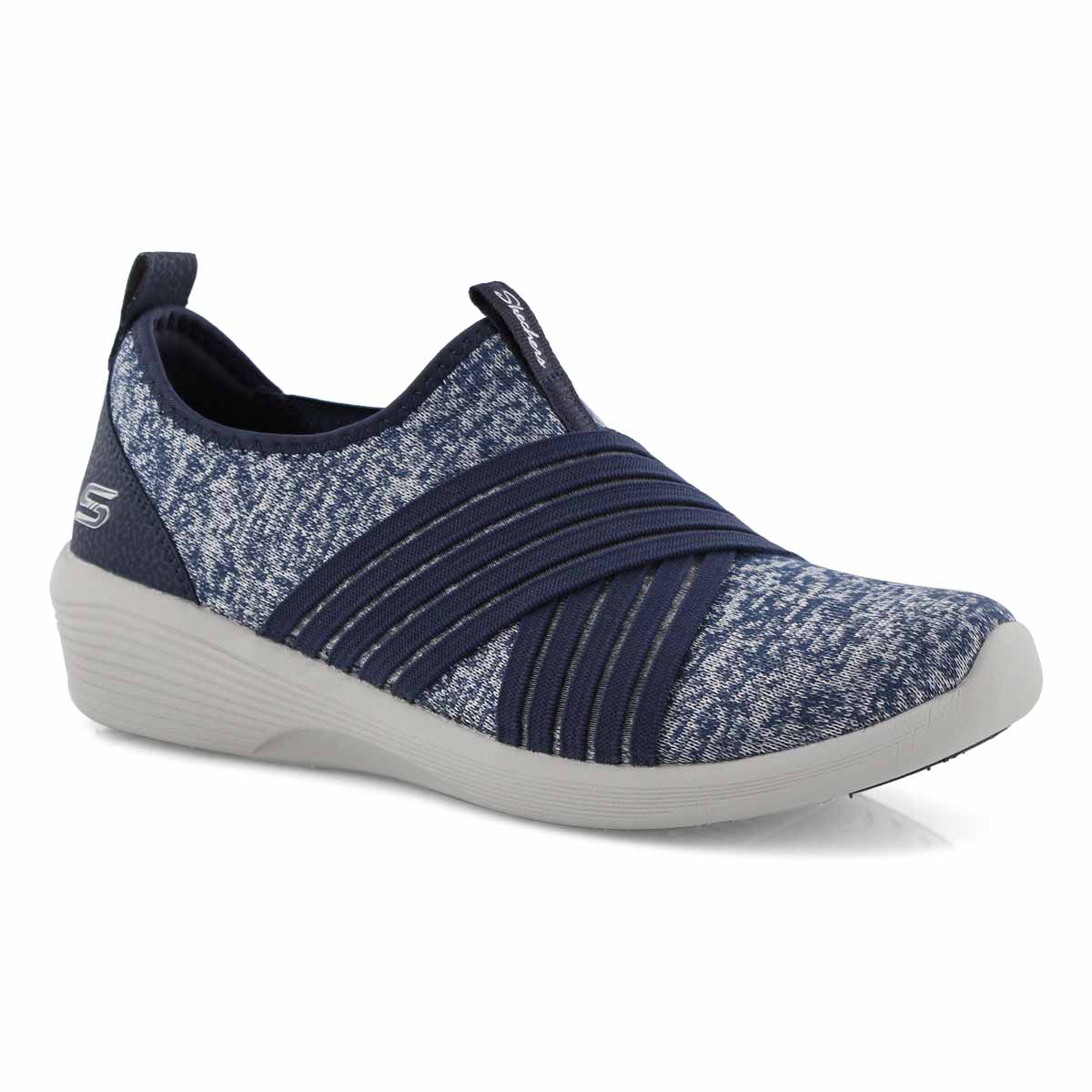 Lds Arya Cross Fire navy slip on snkr