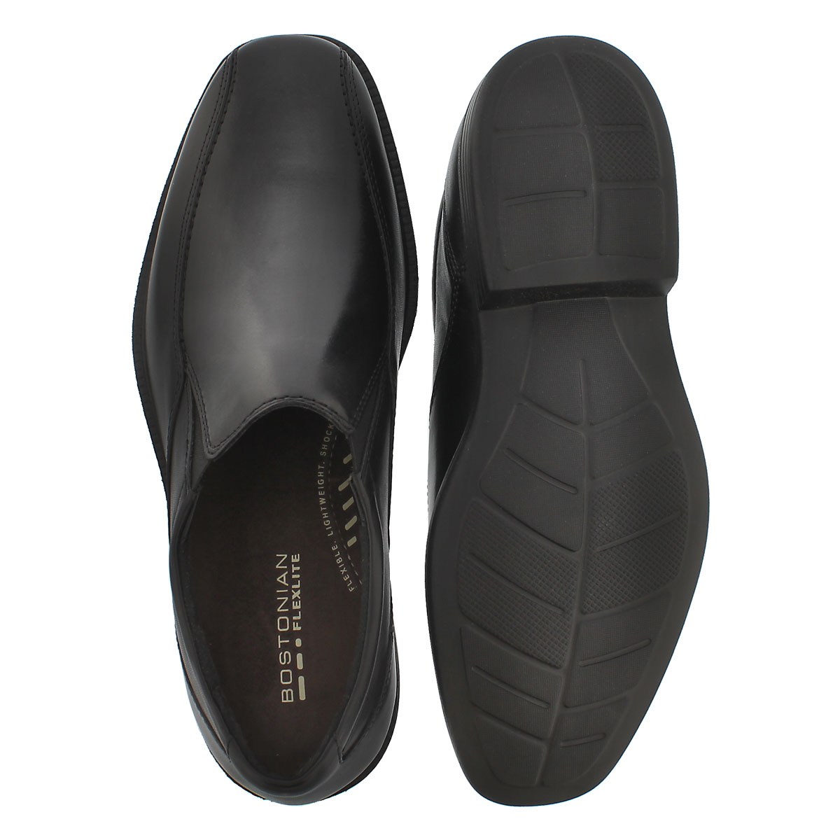 Mns Bolton black dress slip on