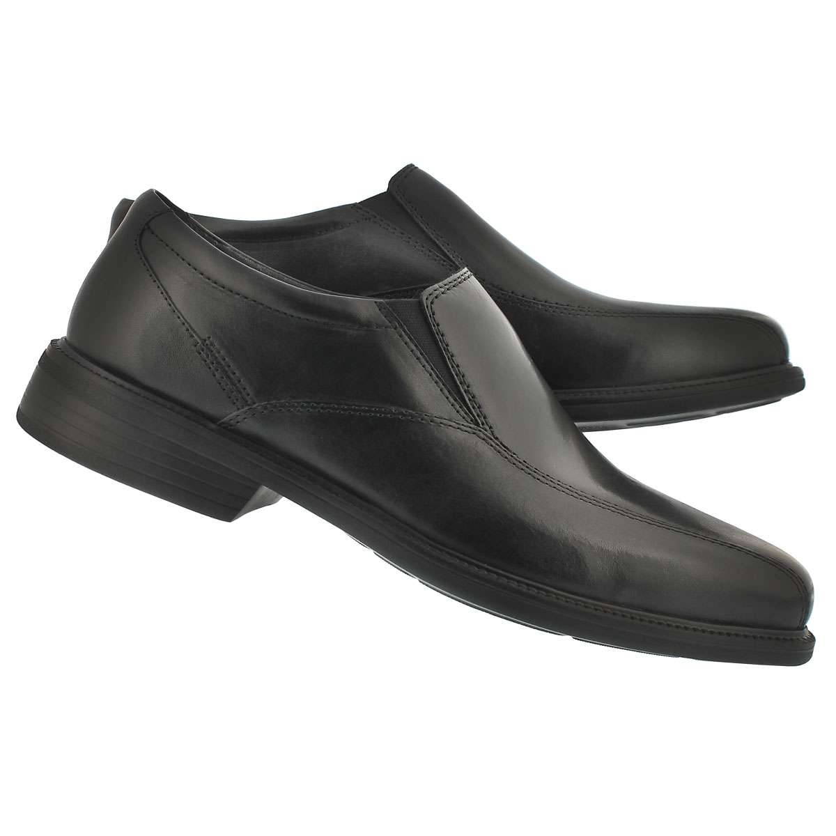 Mns Bolton black dress slip on