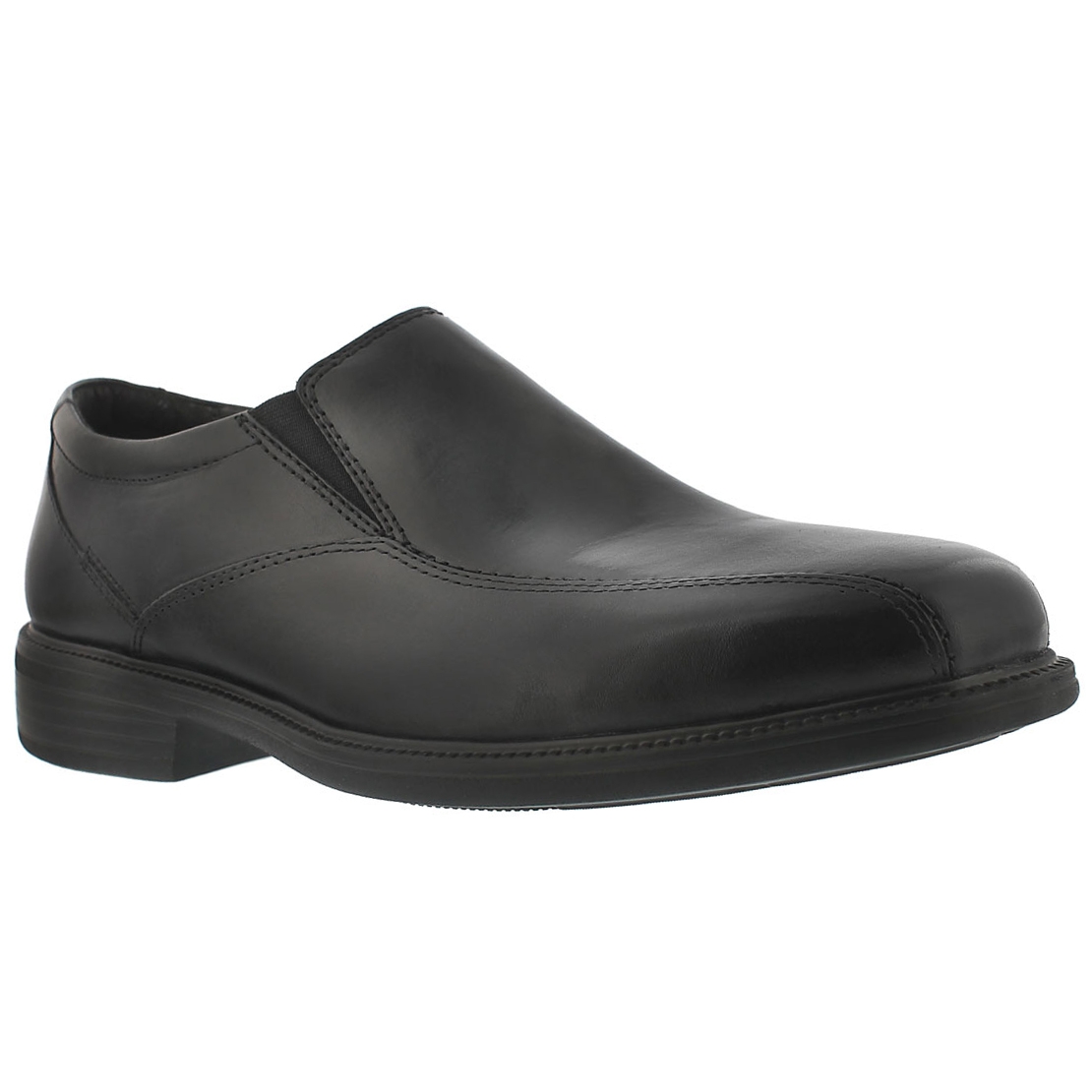 Men's BOLTON black dress slip-on shoes - Wide