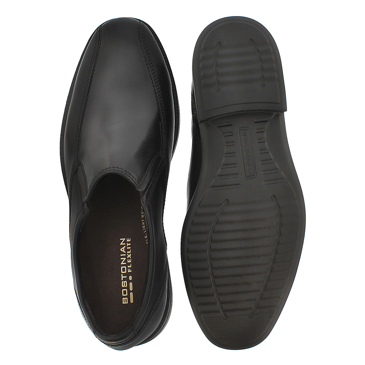 Mns Bardwell Step blk slip on dress shoe