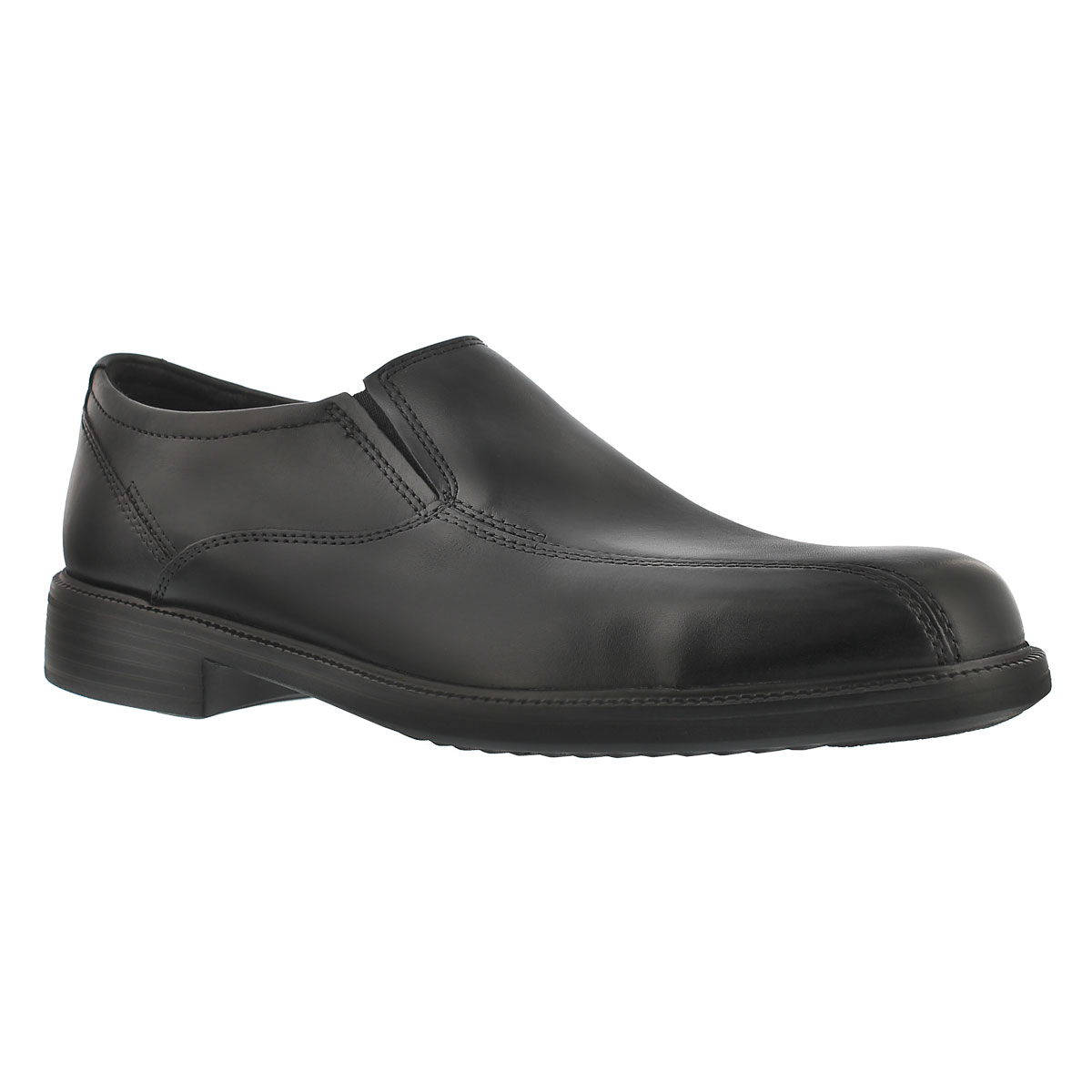 Men's BARDWELL STEP black slip on dress shoes