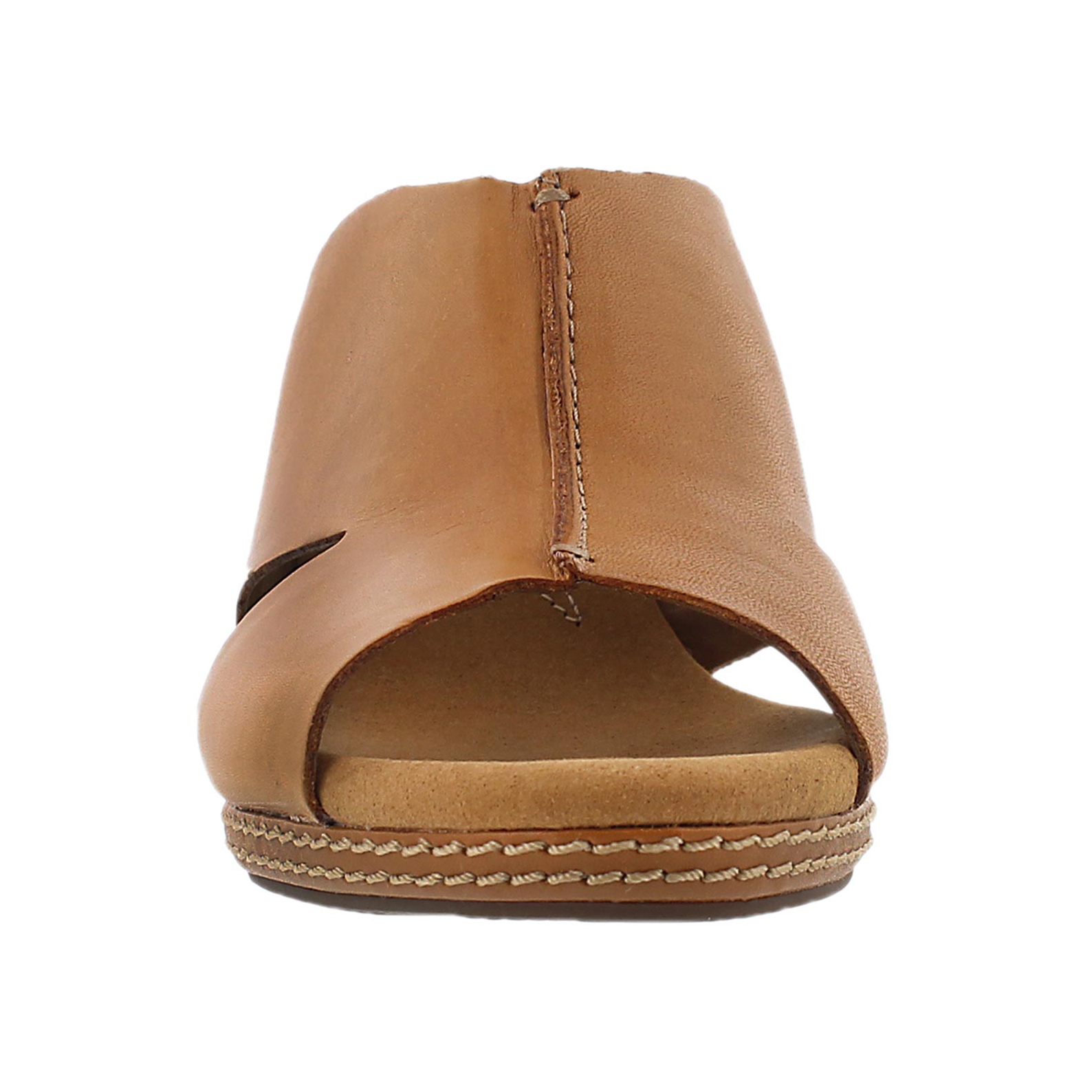 Lds Helio Island tan slide wedge sandal