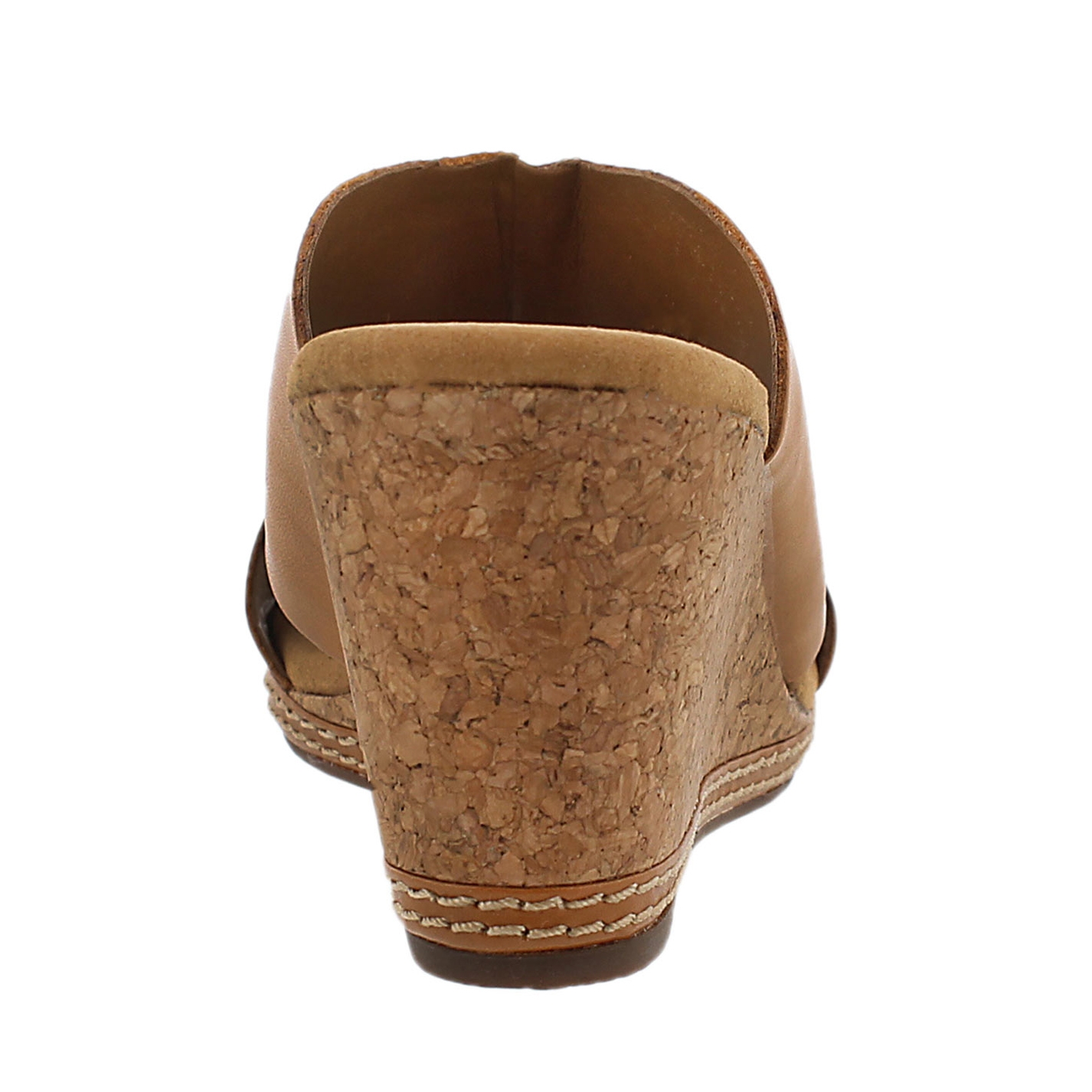 Lds Helio Island tan slide wedge sandal