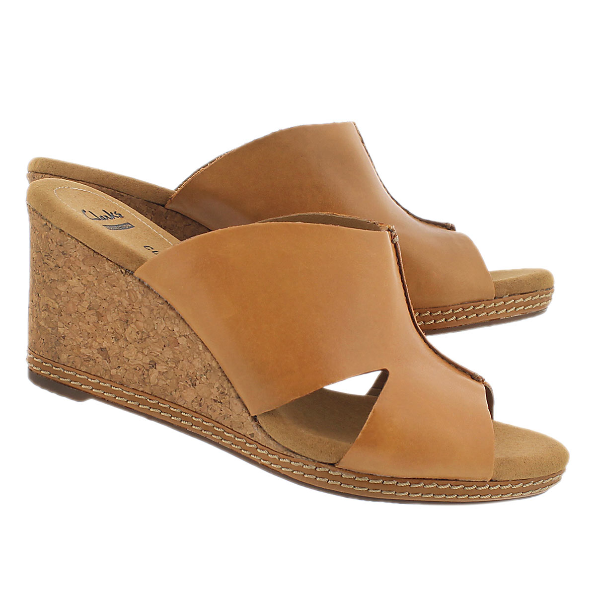 Clarks Women's Helio Island Slide Wedge Dress Sandal eBay