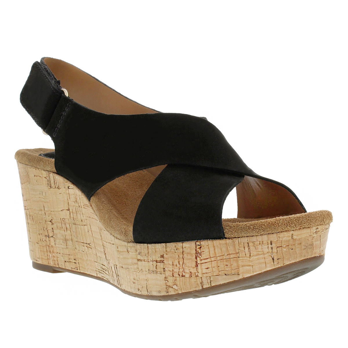 Lds Shae black wedge sandal