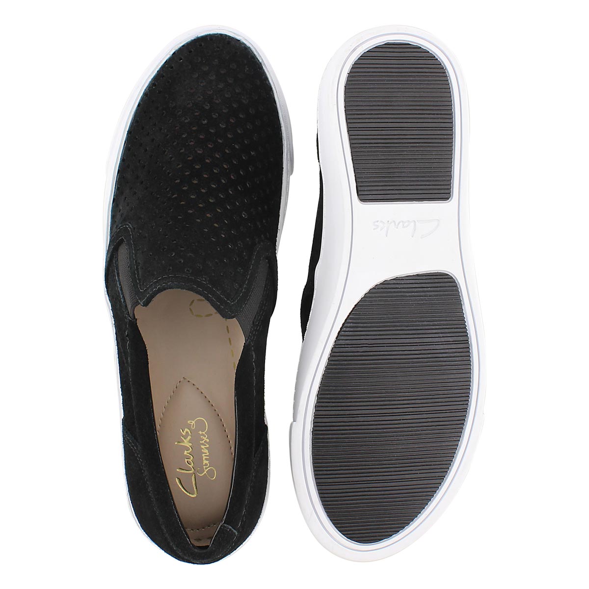 Lds Glove Puppet black suede slip on