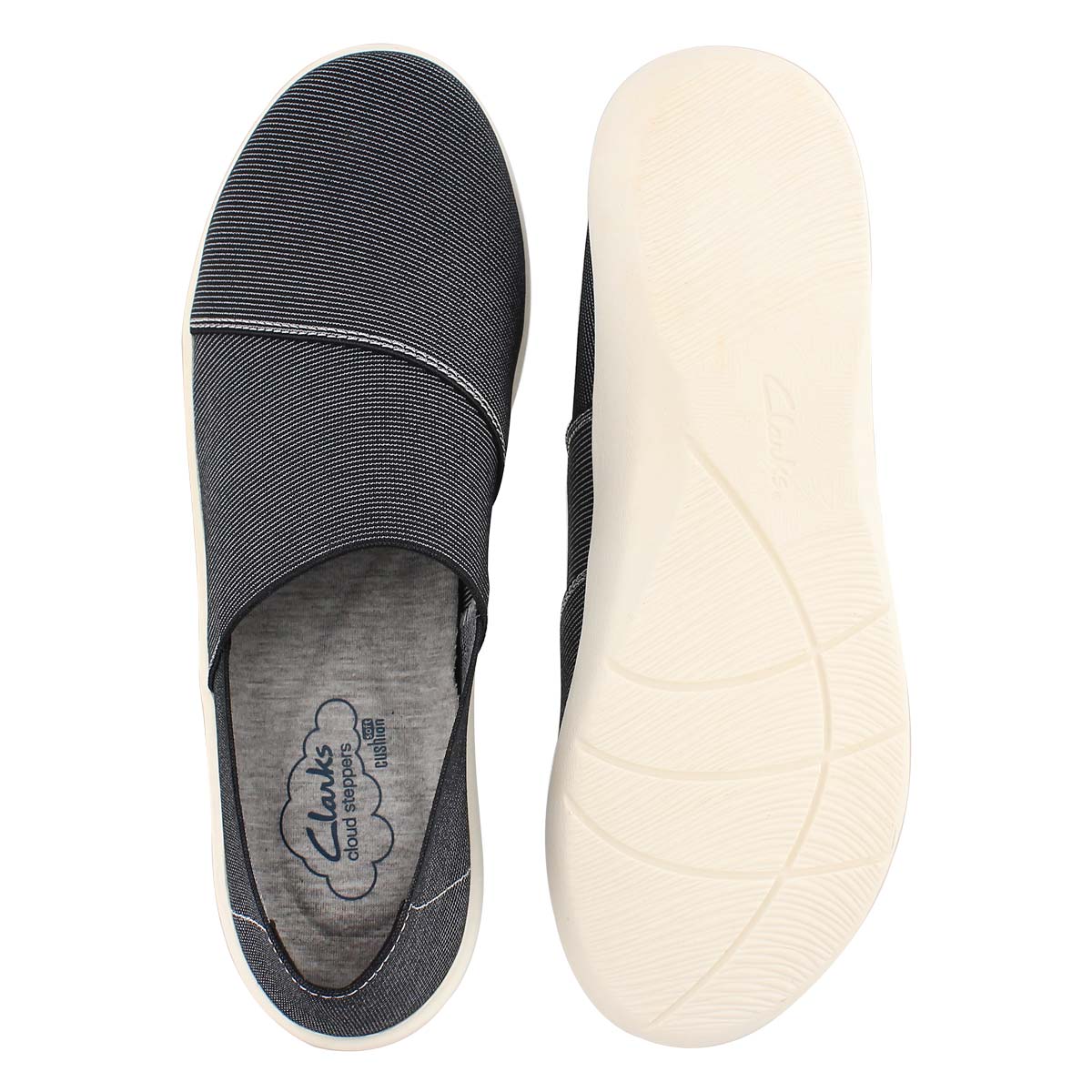 Lds Sillian Firn blk mlti casual slip on