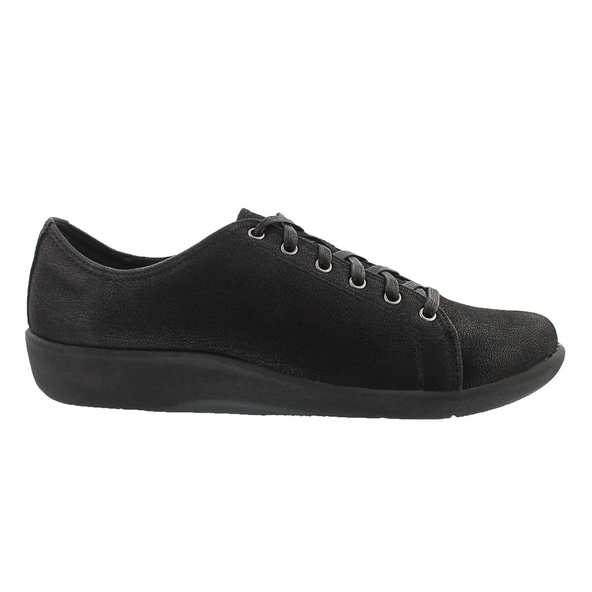 Lds Sillian Glory blk laceup casual shoe