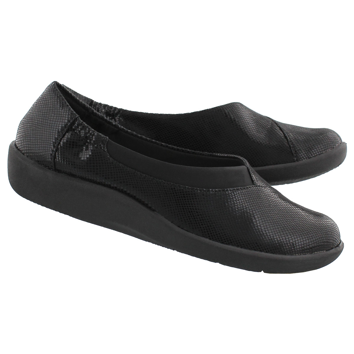 Lds Sillian Jetay blk mini dmnd slip on