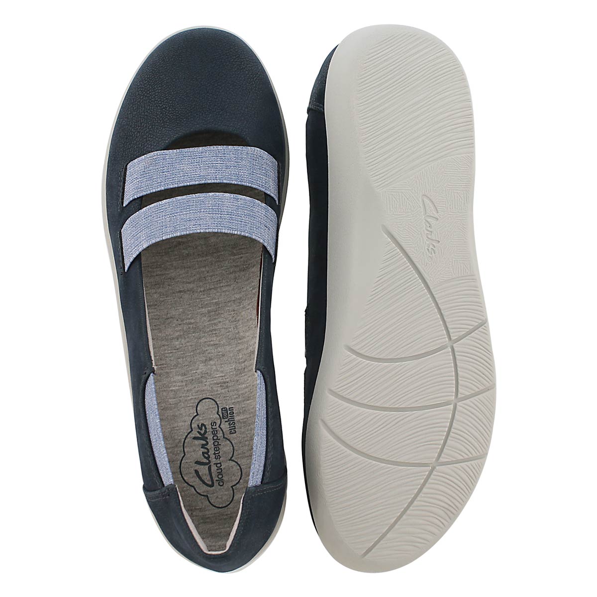 Lds Sillian Rest nvy slip on casual shoe