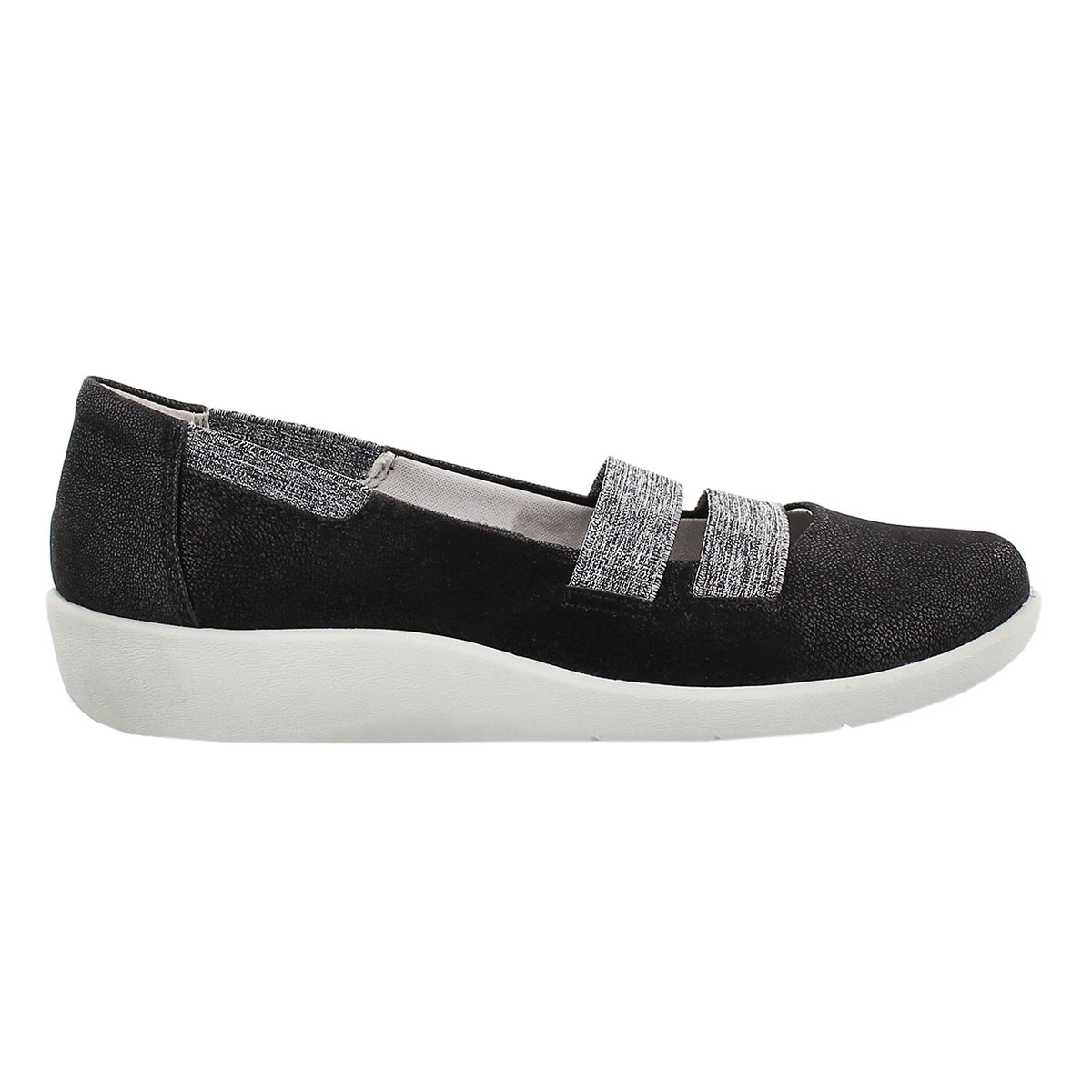 Lds Sillian Rest blk slip on casual shoe