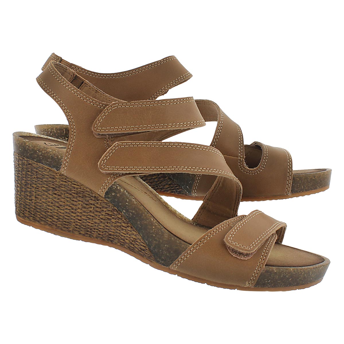 Lds Havely Ordo beige wedge sandal