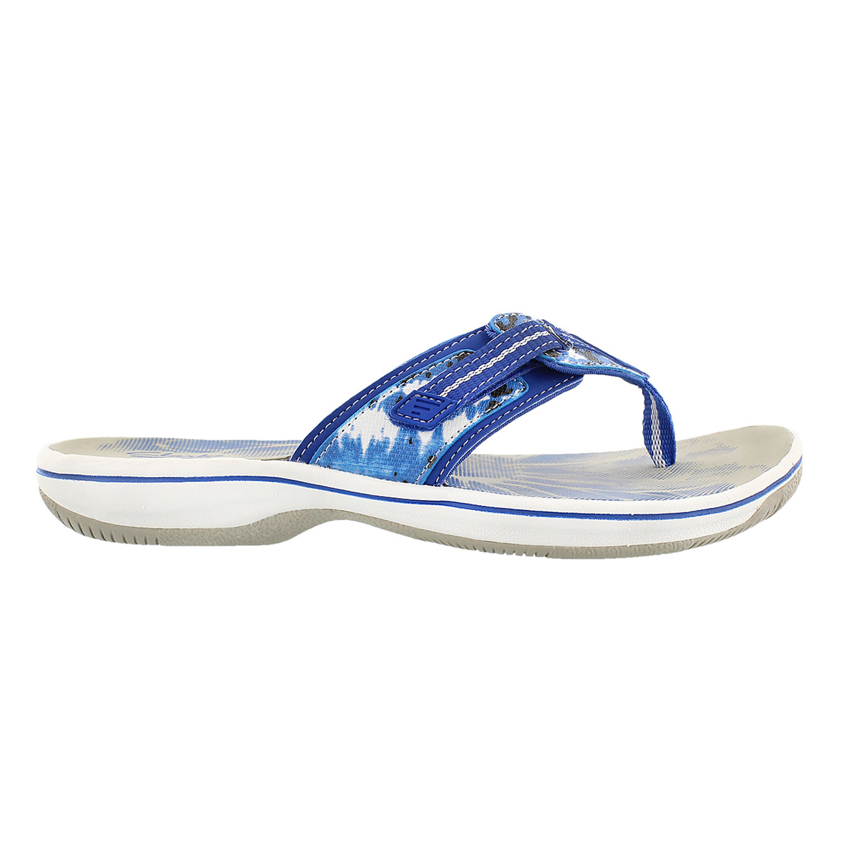 Lds Brinkley Jazz blue camo thong sandal