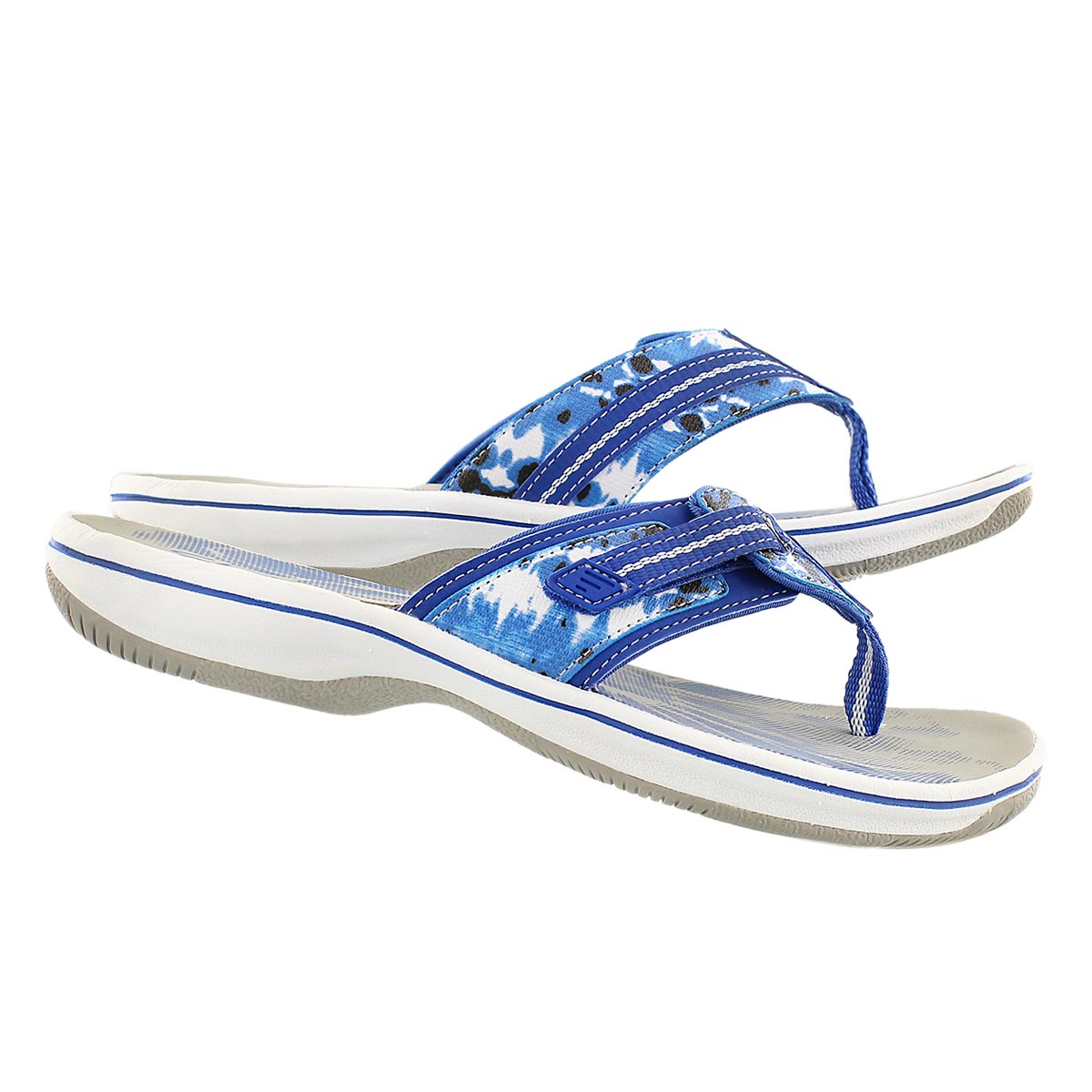 Lds Brinkley Jazz blue camo thong sandal