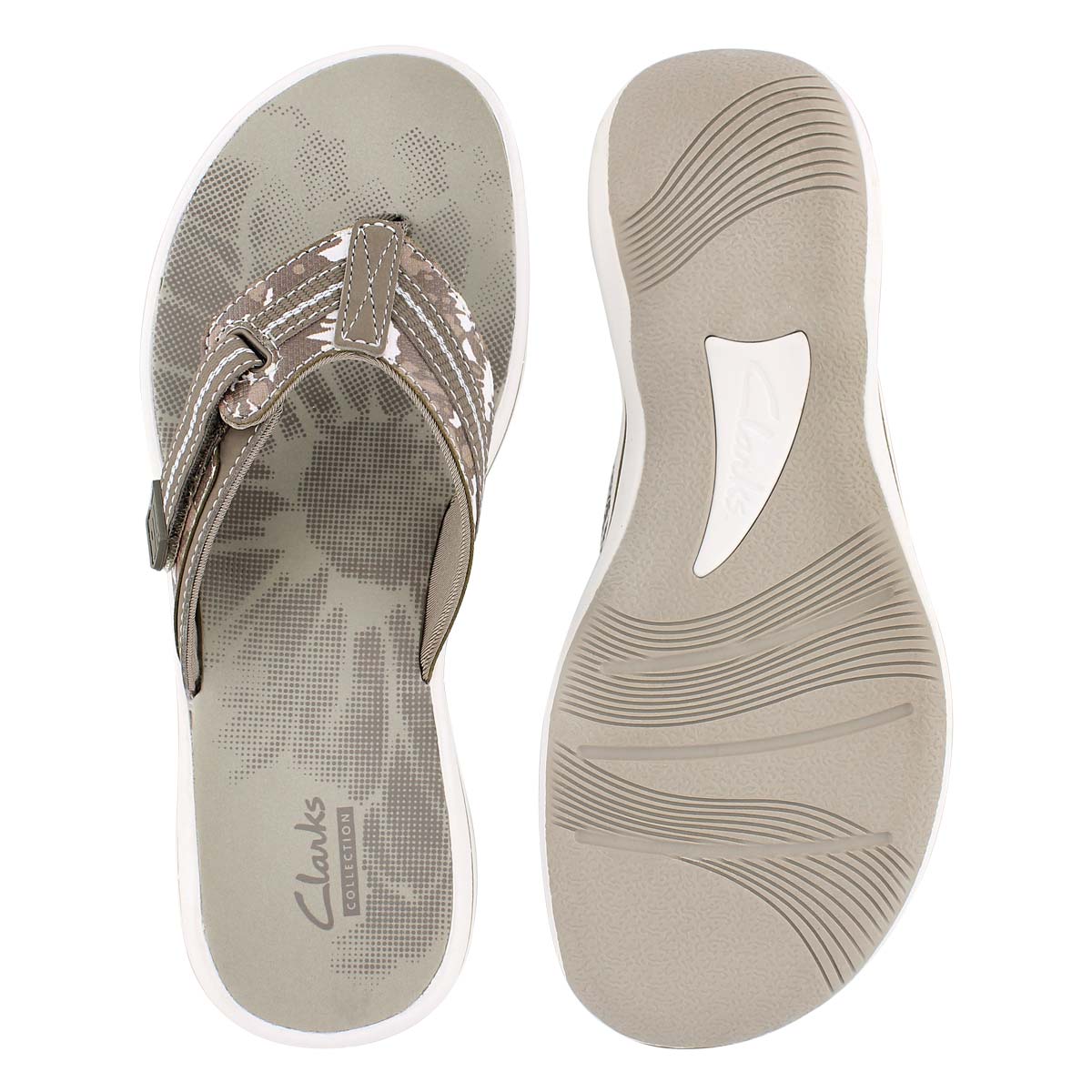 Lds Brinkley Jazz sage camo thong sandal