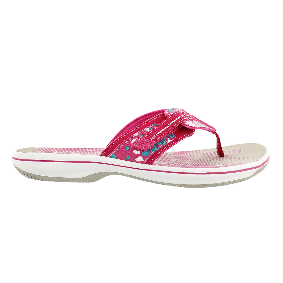 Lds Brinkley Jazz pink camo thong sandal