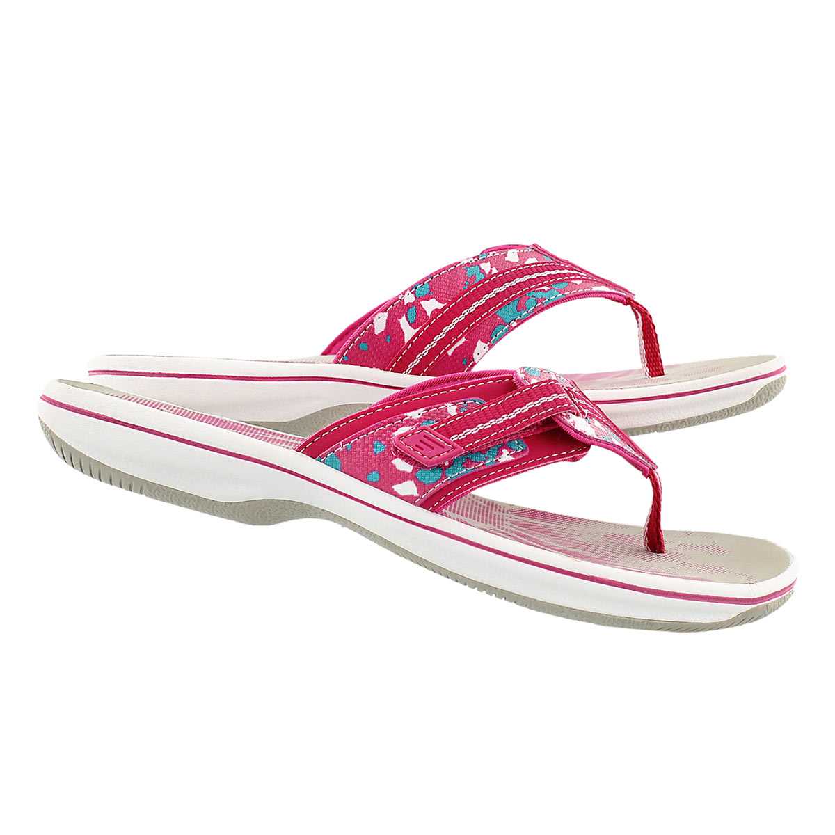 Lds Brinkley Jazz pink camo thong sandal